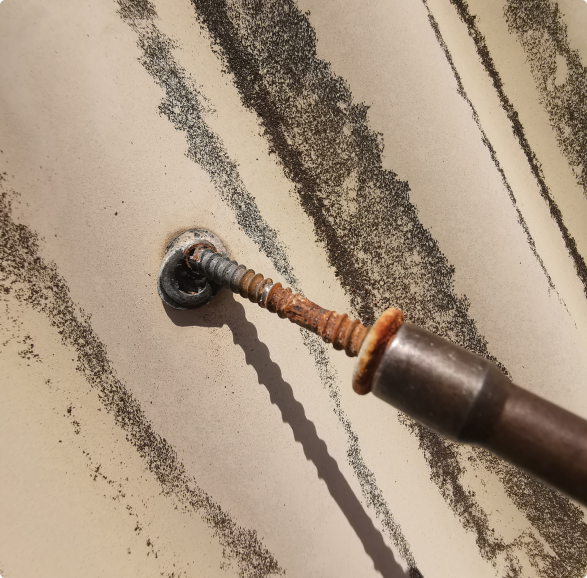 rusty screws replacement